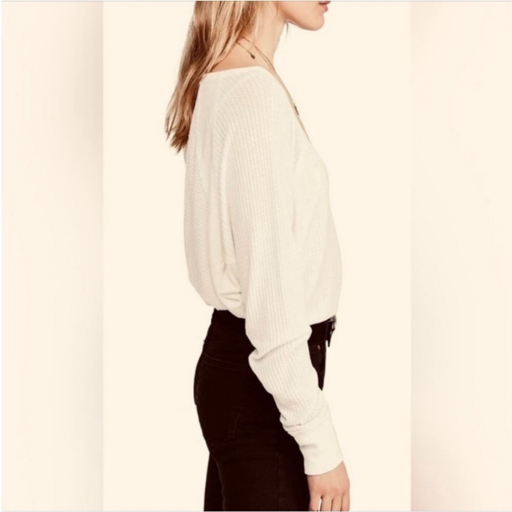 NWT Free People Santa Clara Thermal in Alabaster - Picture 13 of 14